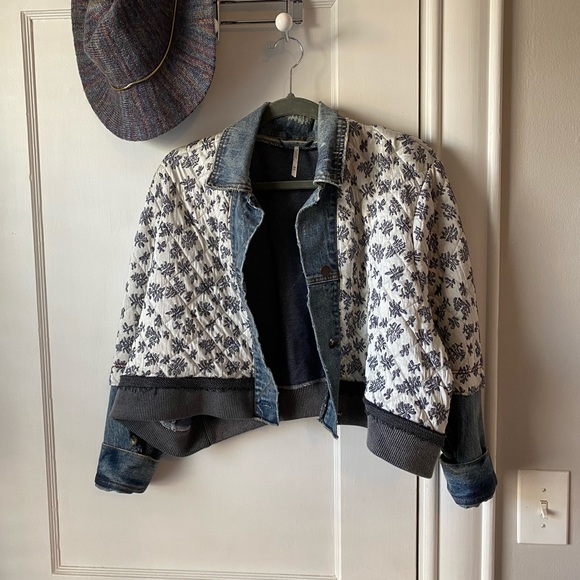 ditsy denim jacket